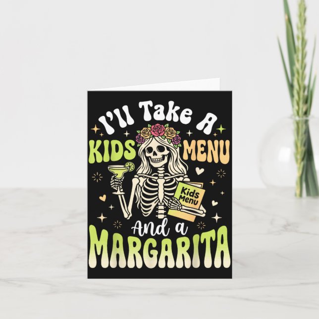 Tomaré un menú infantil y una margarita (Anverso)