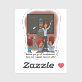 Tomarme Con Pegatina De Corte Personalizado