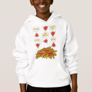 tomates saltando a papas fritas, personalizado
