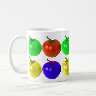 Tomates - taza del té/de café