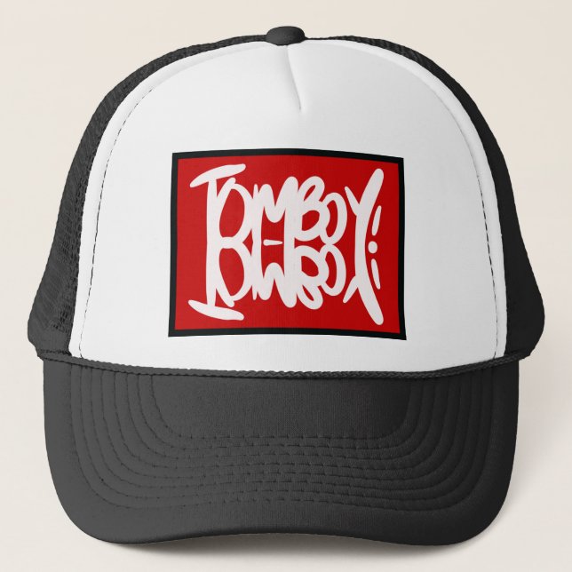 ¡TOMBOY! Sombrero de camión LGBTQ (Anverso)