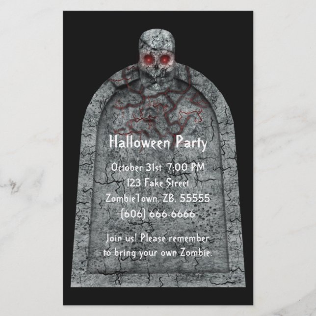 Tombstone - Halloween Flyer (Frente)