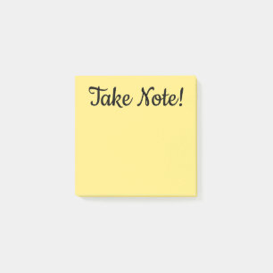 Tome el cuaderno de notas del post-it de la nota
