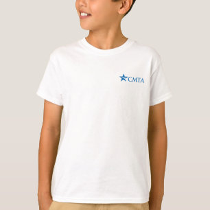 "tome los niños a mordedura" camiseta