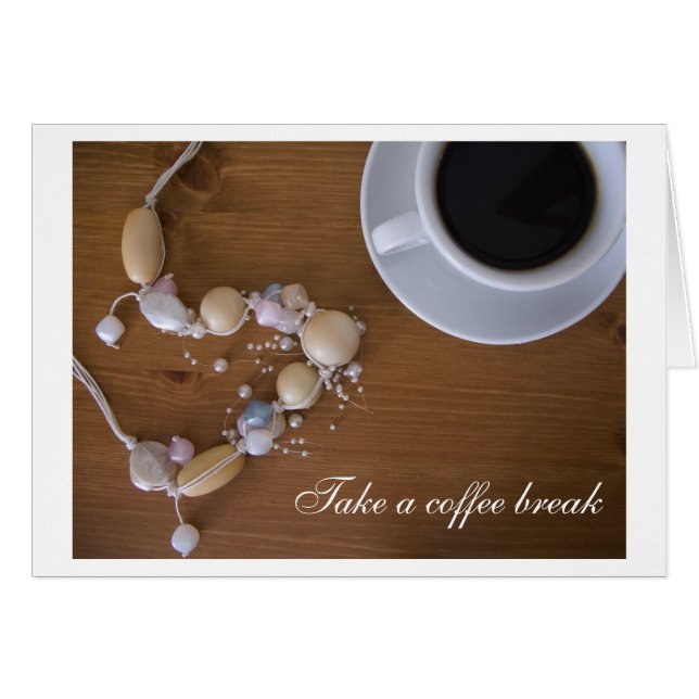 Tome un descanso para tomar café (Anverso (Horizontal))