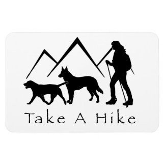 Tome un imán de senderismo - Laboratorio/Pastor