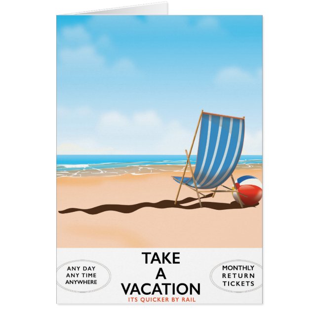 Tome una vacaciones (Frente)