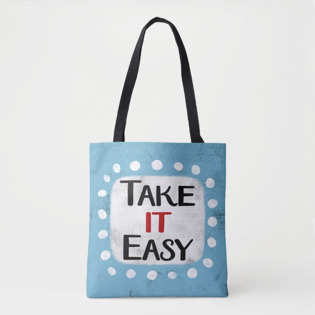 Tómelo Fácil Bolsa De Tote (Anverso)