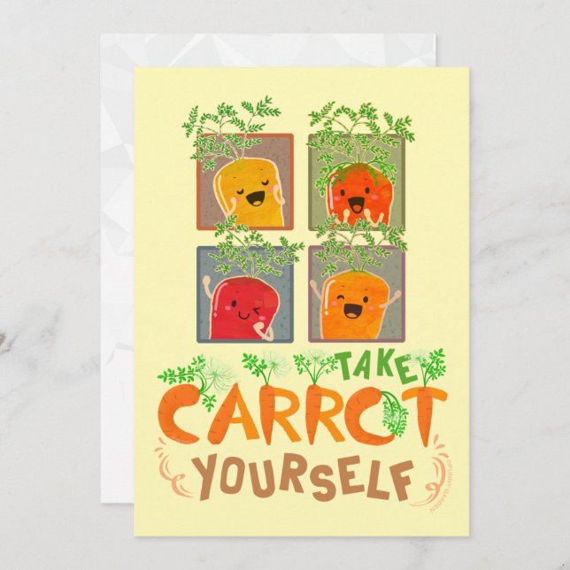 Tomen Carrot Yourself - Punny Garden (Anverso / Reverso)