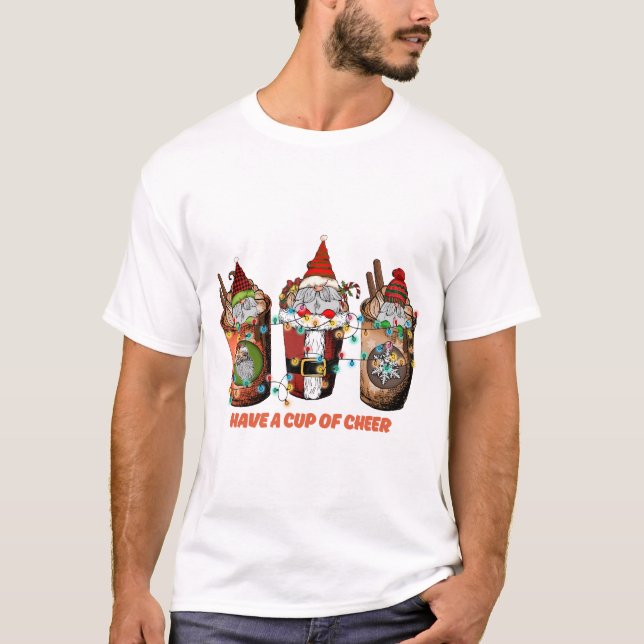 Tomen una camiseta de Navidades animados (Anverso)