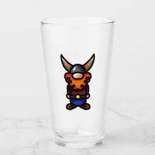 Tomte con barba roja Viking Glass