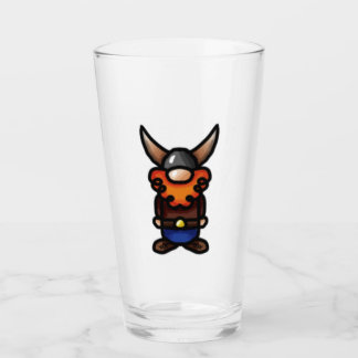 Tomte con barba roja Viking Glass