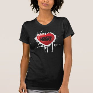 Tonalidad y grito - corazón torcido - camiseta