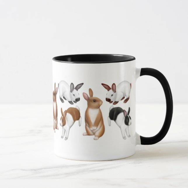 Toneladas de taza del conejo de los bollos (Derecha)