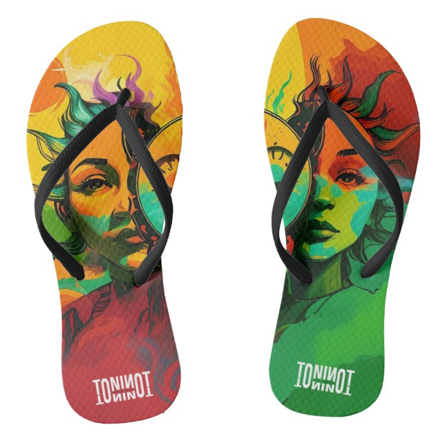 TONI ORIGINAL – Chanclas de moda urbana artísticas (Plantilla)