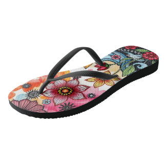 TONI ORIGINAL – Chanclas Florales Abstractas