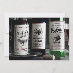 Tónico de Halloween CAMBIAR COLOR - Invitaciones /