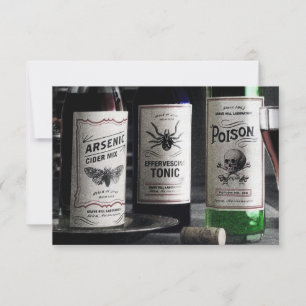 Tónico de Halloween CAMBIAR COLOR - Invitaciones /