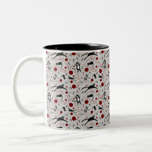 Tono de gato y yarn dos tazas