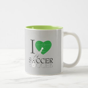 Tono de la taza de café del fútbol dos
