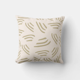 Tono neutro con Cojín decorativo abstracto de los