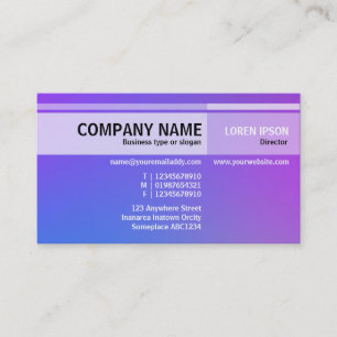 Tonos alternativos - Tarjeta de presentación para 