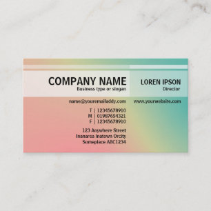 Tonos alternativos - Tarjeta de presentación para