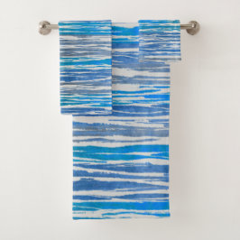 Tonos azules, grises y blancos rayados de ormbre