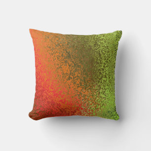 Tonos de almohada de patrón verde y Naranja
