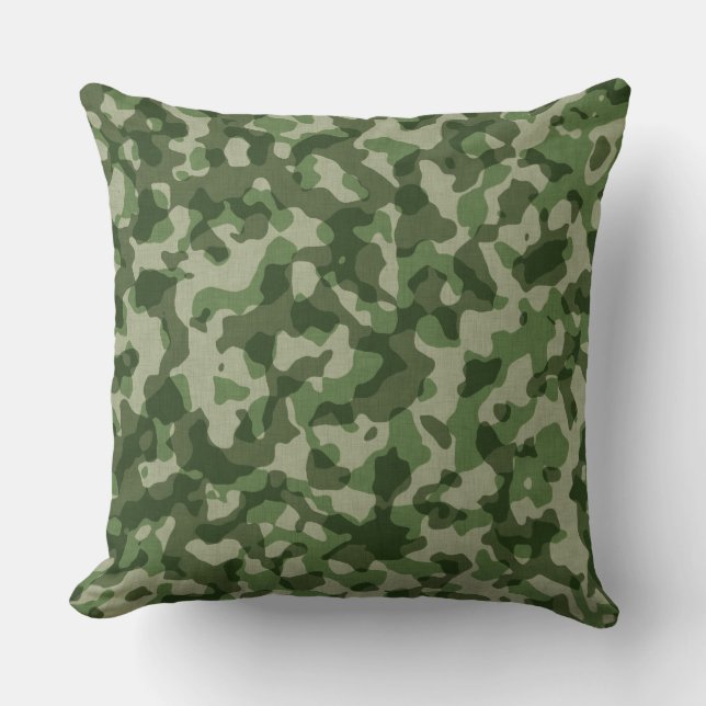 Tonos de almohada verde de Camo (Anverso)