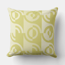 Tonos De Cojín decorativo De Fragmentos Circulares