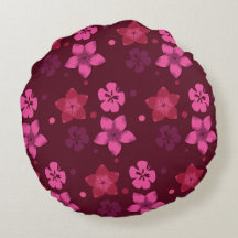 Tonos de Cojín decorativo impreso de Hawái rosa