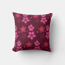 Tonos de Cojín decorativo impreso de Hawái rosa
