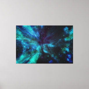 Tonos De La Impresión De Lienzo Envuelto De Nebula