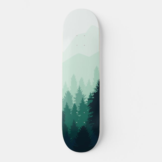 Tonos de la Naturaleza Skateboard de Bosque de Mon (Anverso)