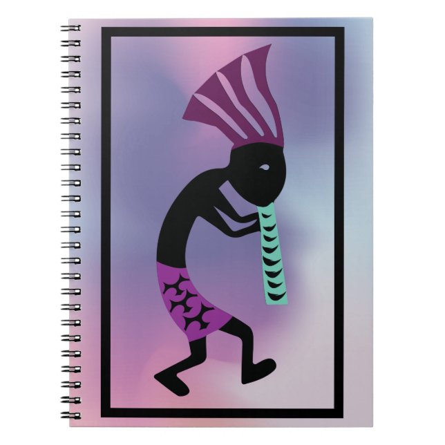 Tonos de lavanda del cuaderno Kokopelli (Frente)