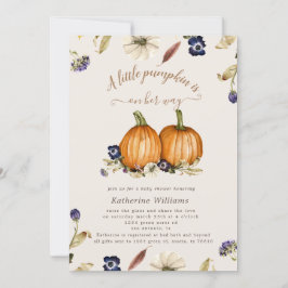 tonos de otoño calabaza invitación a la ducha de b