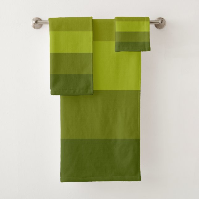 Tonos de rayas verdes olivares Patrón rayado (In situ)