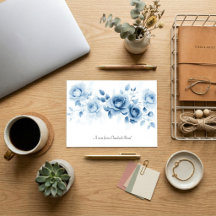 Tonos de Rosas Azules Diseño Floral Vintage