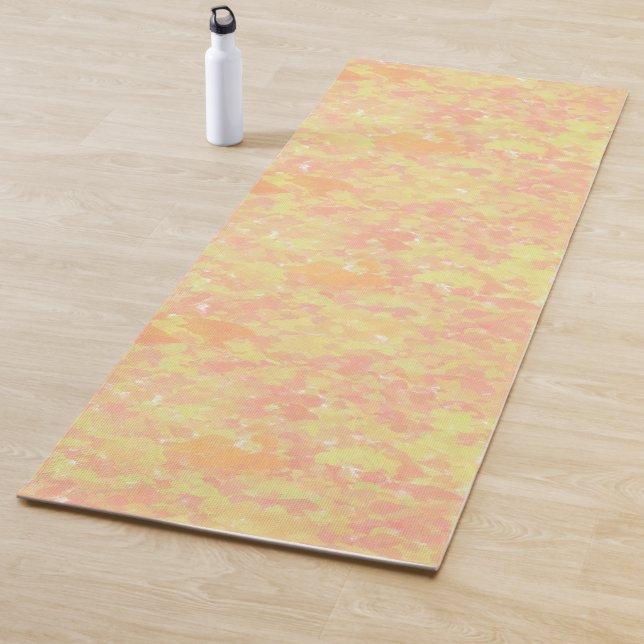Tonos de Yellows y Naranjas Yoga Mat (In situ)