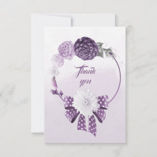 tonos púrpuras flores corona de agradecimiento tar