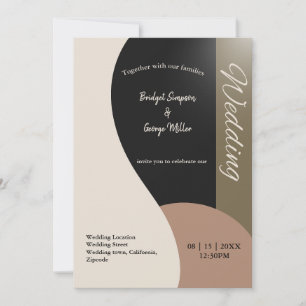 tonos tierra simple boda de moda boho