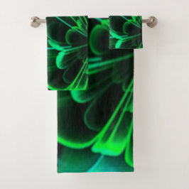 Tonos verdes flor estilizada mitad Corolla