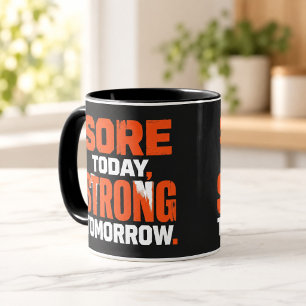 Tonto Doloroso Mañana Fuerte Taza Combo Negro