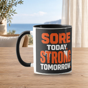 Tonto Doloroso Mañana Fuerte Taza Combo Negro