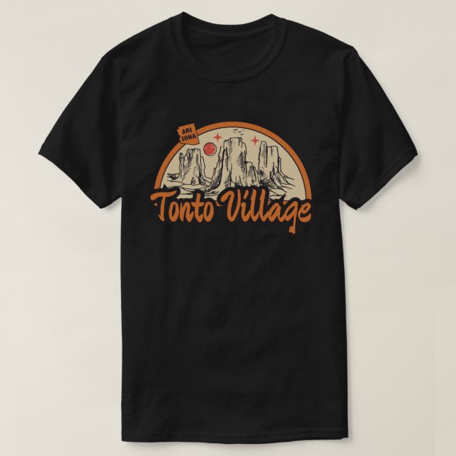 Tonto Village, camiseta de Arizona (Diseño del anverso)