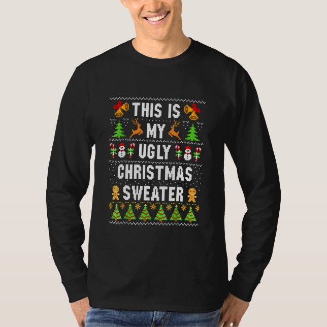 Too Hot Ugly Christmas Sweaters  Xmas Men Women Fa (Anverso)