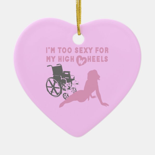 Too sexy for my Christmas drogada ornamento wheels (Frente)