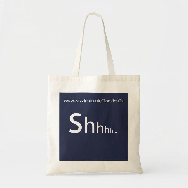 TookiesTs promocional Shhhhh. bolso (Frente)