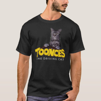 Toonces el gato conductor la camiseta clásica